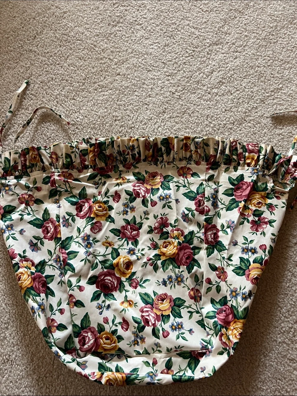 Longaberger -Garden Splendor -13” Measuring Basket Liner -SFH